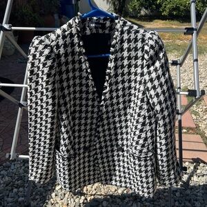 Express Houndstooth Blazer NWOT